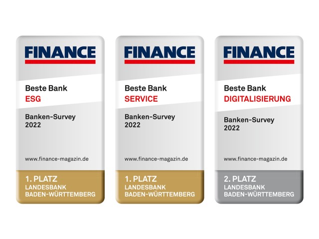 LBBW has been awarded as one of the top 3 corporate banks in Germany