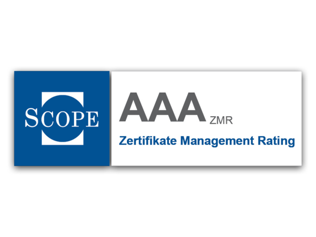 Scope AAA ZMR Zertifikat