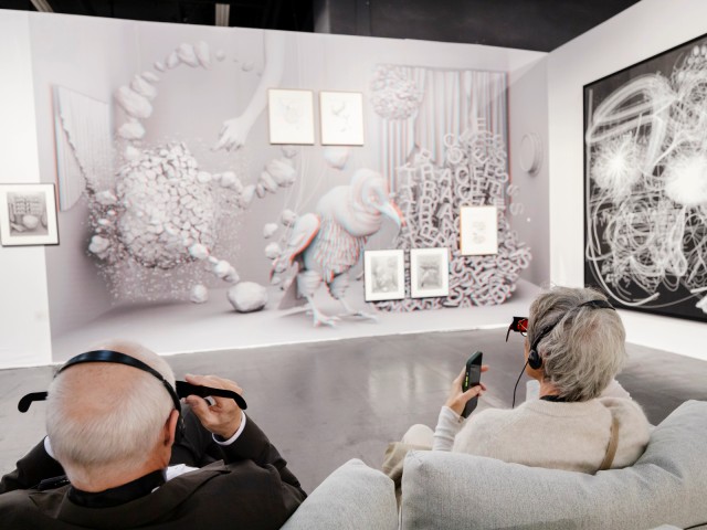 Sonderschau auf der Art Cologne mit 3D-Brillen