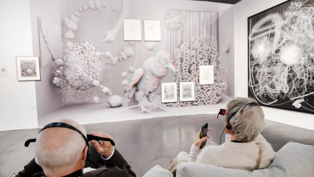 Sonderschau auf der Art Cologne mit 3D-Brillen