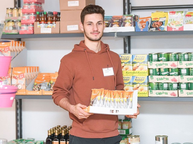 Seit seiner Projektwoche im Bopfinger Tafelladen geht Mario Quint mit Lebensmitteln achtsamer um