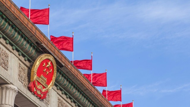 Die Große Halle des Volkes Peking China