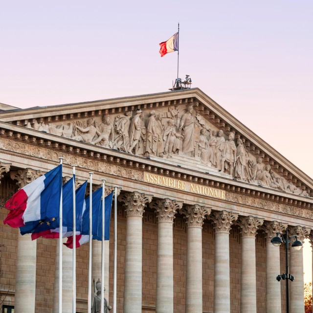 Nationalversammlung Paris Frankreich Parlament