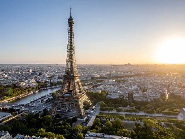 Der Eiffelturm in Frankreich