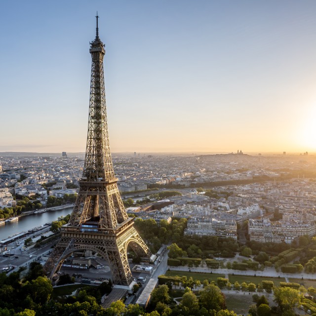 Der Eiffelturm in Frankreich